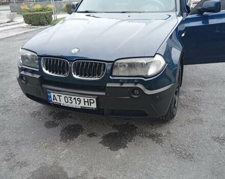 Синий БМВ Х3, объемом двигателя 3 л и пробегом 280 тыс. км за 2500 $, фото 10 на Automoto.ua