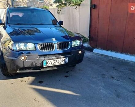 Синий БМВ Х3, объемом двигателя 3 л и пробегом 302 тыс. км за 10000 $, фото 7 на Automoto.ua