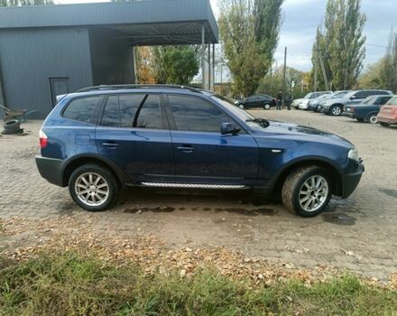 БМВ Х3 2004 в Синельниковом на Automoto.ua Синий БМВ Х3, объемом двигателя 2 л и пробегом 330 тыс. км за 5708 $, фото 3 на Automoto.ua