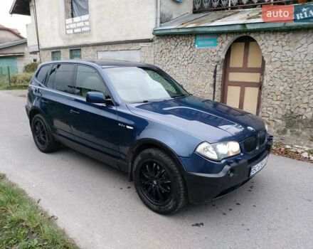 Синий БМВ Х3, объемом двигателя 2.99 л и пробегом 351 тыс. км за 6550 $, фото 2 на Automoto.ua