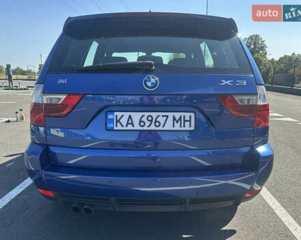 Синий БМВ Х3, объемом двигателя 2.5 л и пробегом 223 тыс. км за 8900 $, фото 2 на Automoto.ua
