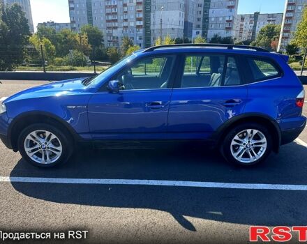 БМВ Х3 2007 в Чернигове на Automoto.ua Синий БМВ Х3, объемом двигателя 2.5 л и пробегом 223 тыс. км за 9500 $, фото 2 на Automoto.ua