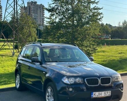 Синий БМВ Х3, объемом двигателя 2 л и пробегом 334 тыс. км за 4985 $, фото 1 на Automoto.ua