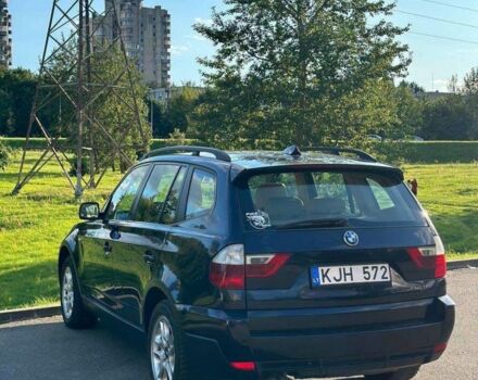 Синий БМВ Х3, объемом двигателя 2 л и пробегом 334 тыс. км за 4985 $, фото 2 на Automoto.ua