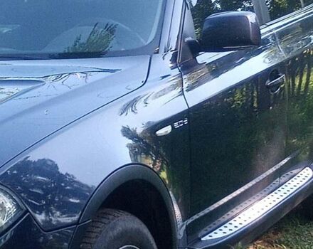 Синий БМВ Х3, объемом двигателя 2 л и пробегом 247 тыс. км за 11100 $, фото 3 на Automoto.ua