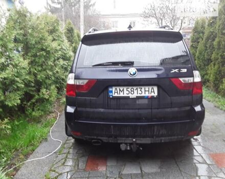 Синій БМВ Х3, об'ємом двигуна 2 л та пробігом 173 тис. км за 12333 $, фото 9 на Automoto.ua