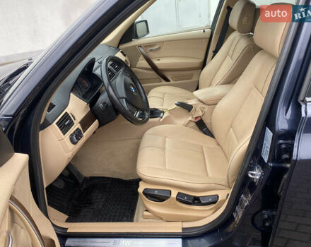 Синий БМВ Х3, объемом двигателя 2 л и пробегом 314 тыс. км за 9500 $, фото 16 на Automoto.ua