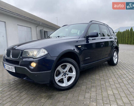Синий БМВ Х3, объемом двигателя 2 л и пробегом 314 тыс. км за 9500 $, фото 3 на Automoto.ua