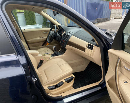 Синий БМВ Х3, объемом двигателя 2 л и пробегом 314 тыс. км за 9500 $, фото 24 на Automoto.ua