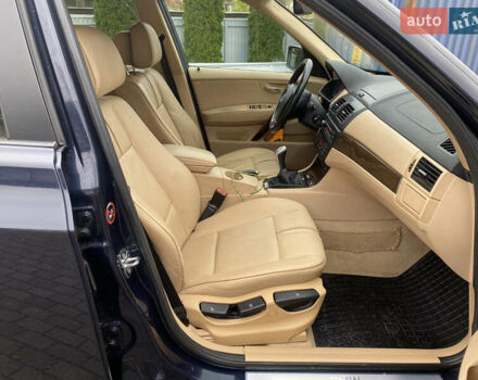 Синий БМВ Х3, объемом двигателя 2 л и пробегом 314 тыс. км за 9500 $, фото 25 на Automoto.ua