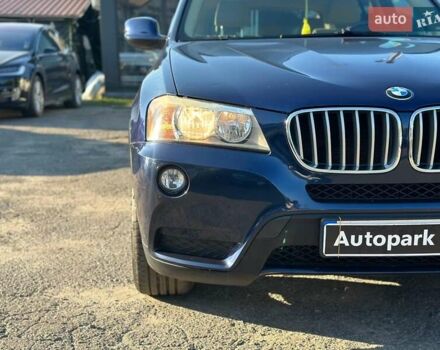 Синий БМВ Х3, объемом двигателя 3 л и пробегом 174 тыс. км за 12130 $, фото 9 на Automoto.ua