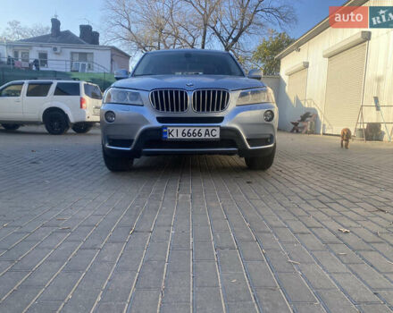 Синий БМВ Х3, объемом двигателя 3 л и пробегом 240 тыс. км за 12700 $, фото 2 на Automoto.ua