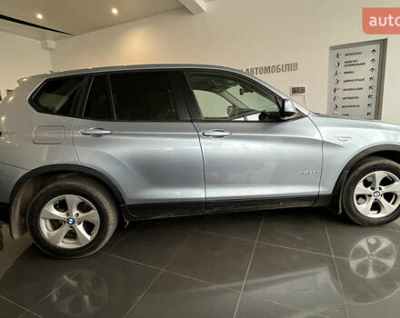 Синий БМВ Х3, объемом двигателя 3 л и пробегом 236 тыс. км за 12650 $, фото 3 на Automoto.ua