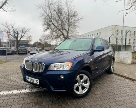 Синий БМВ Х3, объемом двигателя 3 л и пробегом 248 тыс. км за 11500 $, фото 3 на Automoto.ua