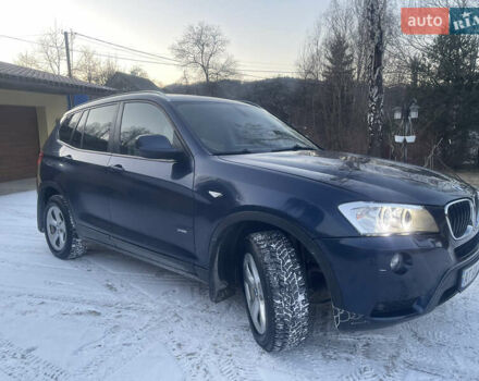 Синий БМВ Х3, объемом двигателя 3 л и пробегом 197 тыс. км за 11900 $, фото 3 на Automoto.ua