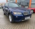 Синий БМВ Х3, объемом двигателя 3 л и пробегом 235 тыс. км за 12900 $, фото 1 на Automoto.ua