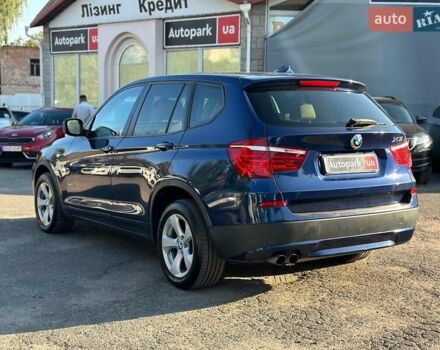 Синий БМВ Х3, объемом двигателя 3 л и пробегом 174 тыс. км за 12130 $, фото 6 на Automoto.ua
