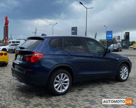 Синий БМВ Х3, объемом двигателя 2 л и пробегом 263 тыс. км за 15800 $, фото 2 на Automoto.ua