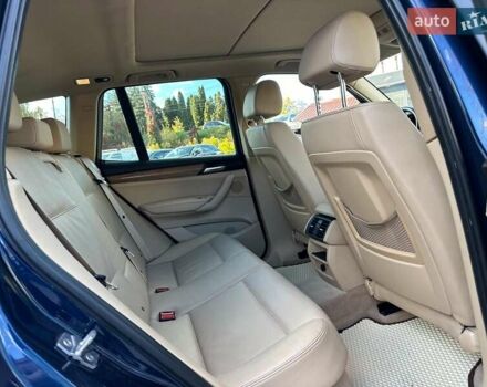 БМВ Х3 2011 в Виннице на Automoto.ua Синий БМВ Х3, объемом двигателя 3 л и пробегом 174 тыс. км за 11480 $, фото 12 на Automoto.ua