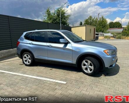 Синий БМВ Х3, объемом двигателя 3 л и пробегом 337 тыс. км за 12500 $, фото 1 на Automoto.ua