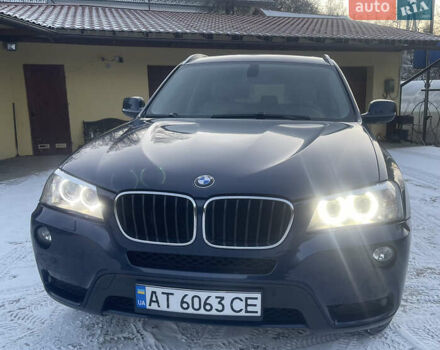 Синий БМВ Х3, объемом двигателя 3 л и пробегом 197 тыс. км за 11900 $, фото 4 на Automoto.ua
