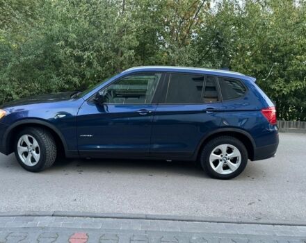 Синий БМВ Х3, объемом двигателя 3 л и пробегом 248 тыс. км за 11500 $, фото 2 на Automoto.ua