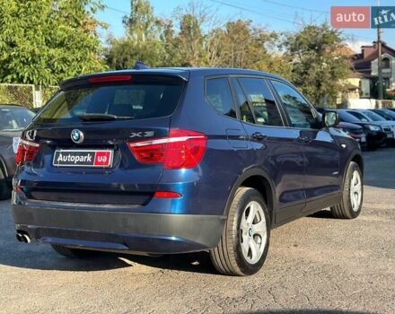 Синий БМВ Х3, объемом двигателя 3 л и пробегом 174 тыс. км за 12130 $, фото 4 на Automoto.ua