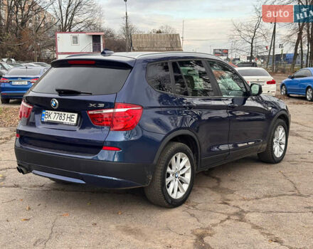 Синий БМВ Х3, объемом двигателя 2 л и пробегом 181 тыс. км за 12499 $, фото 4 на Automoto.ua