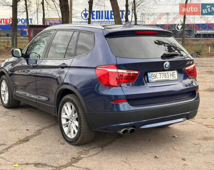 Синий БМВ Х3, объемом двигателя 2 л и пробегом 181 тыс. км за 12499 $, фото 6 на Automoto.ua