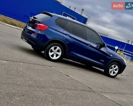 Синий БМВ Х3, объемом двигателя 3 л и пробегом 167 тыс. км за 10999 $, фото 1 на Automoto.ua