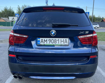 Синий БМВ Х3, объемом двигателя 2 л и пробегом 236 тыс. км за 12500 $, фото 3 на Automoto.ua
