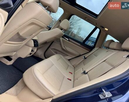 Синий БМВ Х3, объемом двигателя 3 л и пробегом 167 тыс. км за 10999 $, фото 22 на Automoto.ua