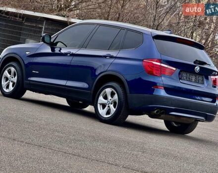 Синий БМВ Х3, объемом двигателя 3 л и пробегом 167 тыс. км за 10999 $, фото 7 на Automoto.ua