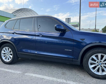 Синий БМВ Х3, объемом двигателя 2 л и пробегом 236 тыс. км за 12500 $, фото 2 на Automoto.ua