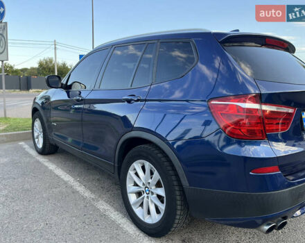 Синий БМВ Х3, объемом двигателя 2 л и пробегом 236 тыс. км за 12500 $, фото 4 на Automoto.ua