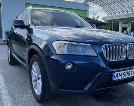 Синий БМВ Х3, объемом двигателя 2 л и пробегом 236 тыс. км за 12500 $, фото 1 на Automoto.ua