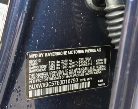 Синий БМВ Х3, объемом двигателя 2 л и пробегом 180 тыс. км за 13200 $, фото 46 на Automoto.ua