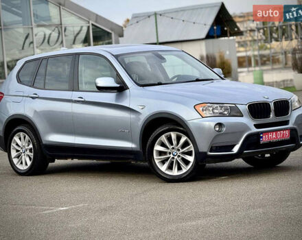 Синий БМВ Х3, объемом двигателя 2 л и пробегом 97 тыс. км за 13900 $, фото 1 на Automoto.ua