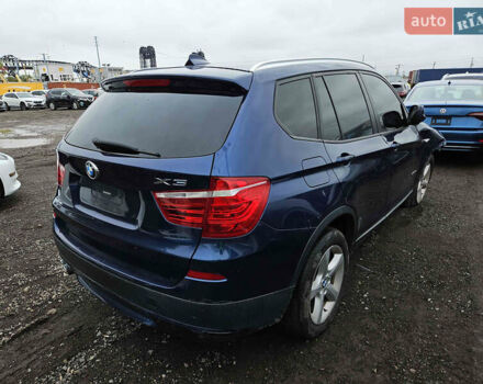 Синий БМВ Х3, объемом двигателя 2 л и пробегом 220 тыс. км за 2400 $, фото 1 на Automoto.ua