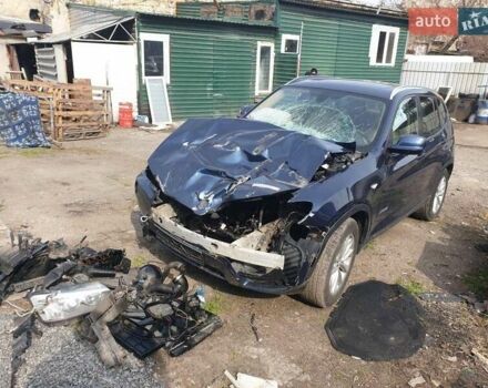 Синий БМВ Х3, объемом двигателя 2 л и пробегом 120 тыс. км за 6500 $, фото 2 на Automoto.ua