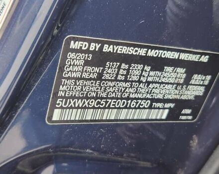 Синий БМВ Х3, объемом двигателя 2 л и пробегом 180 тыс. км за 13799 $, фото 25 на Automoto.ua