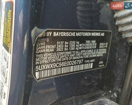 Синий БМВ Х3, объемом двигателя 2 л и пробегом 120 тыс. км за 6500 $, фото 1 на Automoto.ua