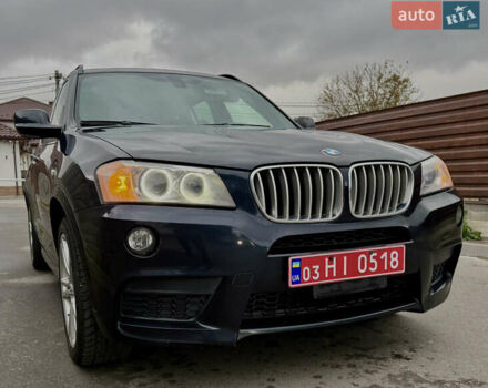 Синий БМВ Х3, объемом двигателя 2 л и пробегом 192 тыс. км за 12800 $, фото 3 на Automoto.ua
