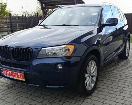Синий БМВ Х3, объемом двигателя 2 л и пробегом 174 тыс. км за 11990 $, фото 2 на Automoto.ua