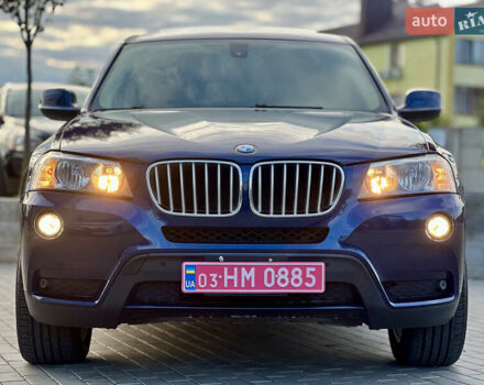 Синий БМВ Х3, объемом двигателя 2 л и пробегом 172 тыс. км за 11999 $, фото 2 на Automoto.ua