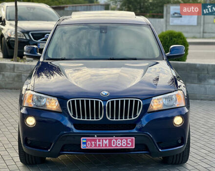 Синий БМВ Х3, объемом двигателя 2 л и пробегом 172 тыс. км за 11999 $, фото 3 на Automoto.ua