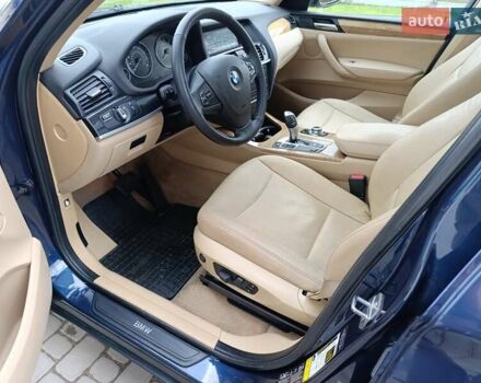 Синий БМВ Х3, объемом двигателя 2 л и пробегом 174 тыс. км за 11990 $, фото 63 на Automoto.ua