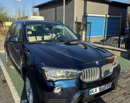 Синий БМВ Х3, объемом двигателя 2 л и пробегом 175 тыс. км за 15300 $, фото 2 на Automoto.ua