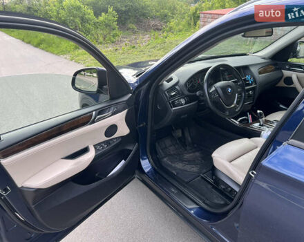 Синий БМВ Х3, объемом двигателя 2 л и пробегом 150 тыс. км за 18000 $, фото 4 на Automoto.ua