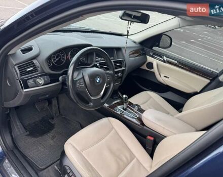 Синий БМВ Х3, объемом двигателя 2 л и пробегом 165 тыс. км за 15900 $, фото 16 на Automoto.ua